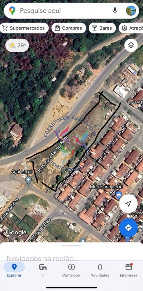 Terreno/Lote  venda  no Anel Virio - Vila Valdete - Porto Seguro, BA. Imveis